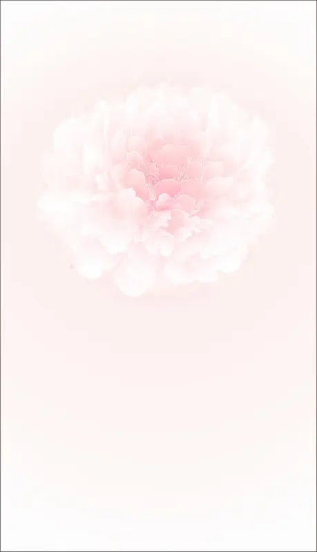 水彩手绘粉色花朵