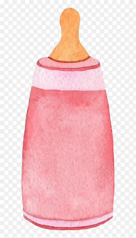 粉色奶瓶