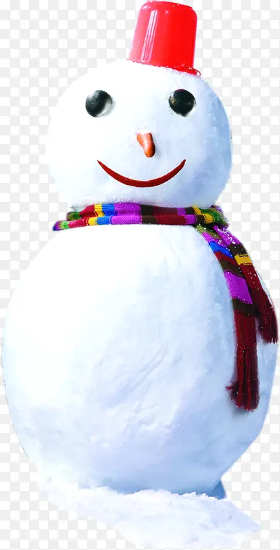 高清摄影白色的圣诞节雪人素材