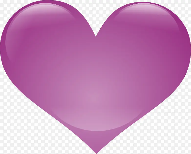 紫色心型