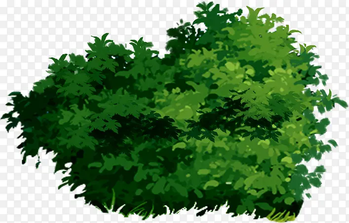 绿色森林创意大树