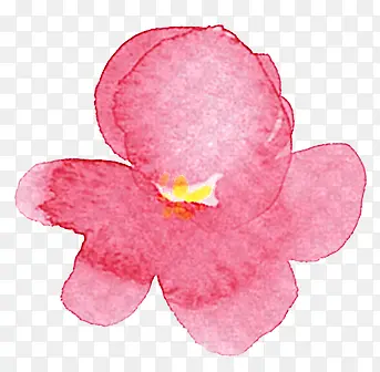 手绘合成才会红色的花朵效果设计