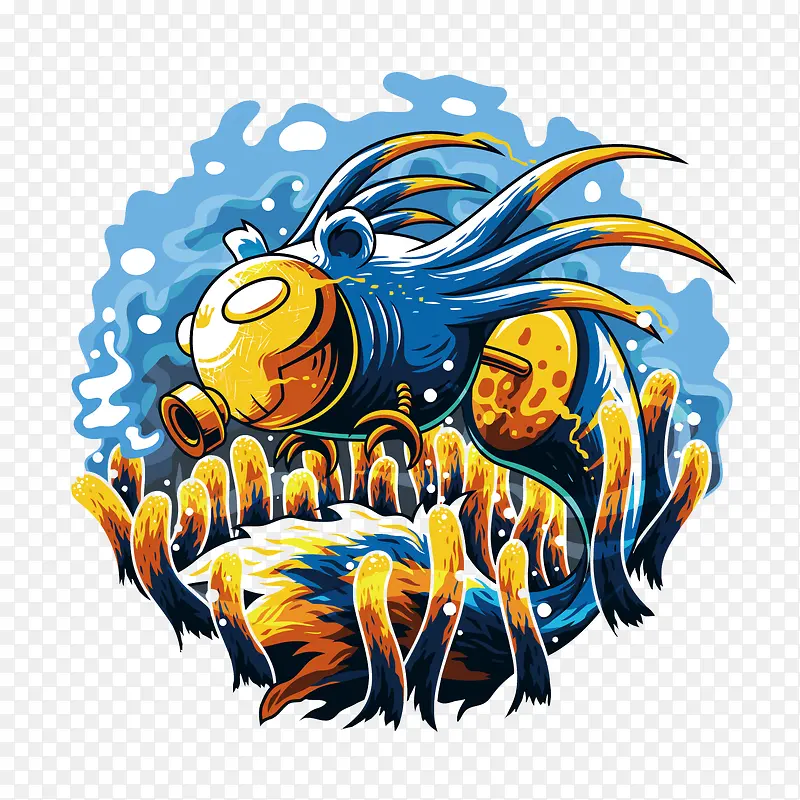 矢量海洋生物