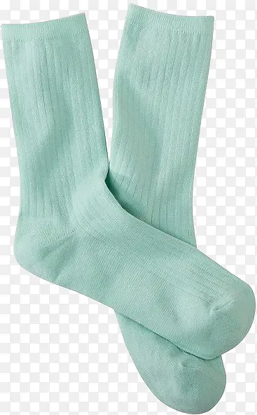 蒸汽波风格绿色长袜