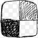 手绘风格社交媒体图标windows