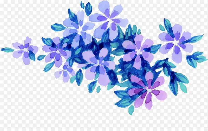 紫色唯美意境花朵