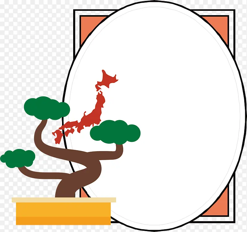 漂亮矢量日式边框