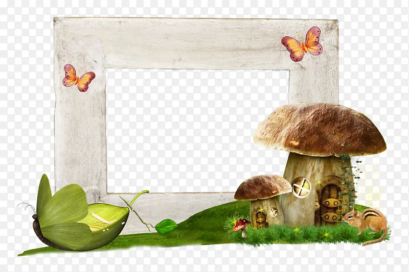 水彩花卉边框素材花卉图案素材
