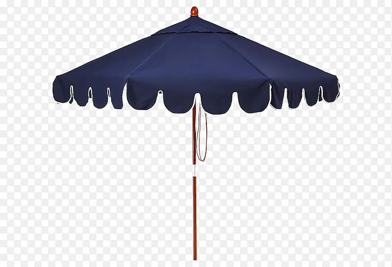 蓝色遮阳伞素材