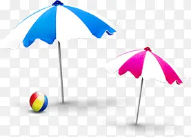 活动夏日海报太阳伞