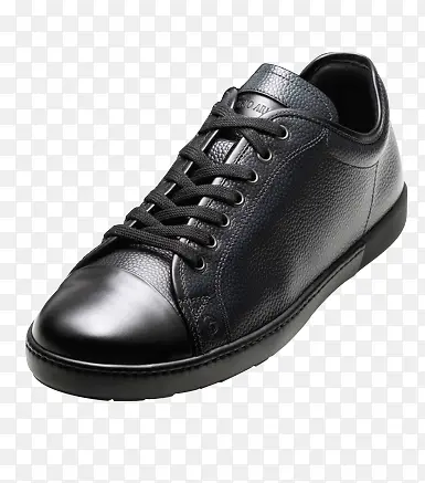 黑色质感男士运动休闲鞋