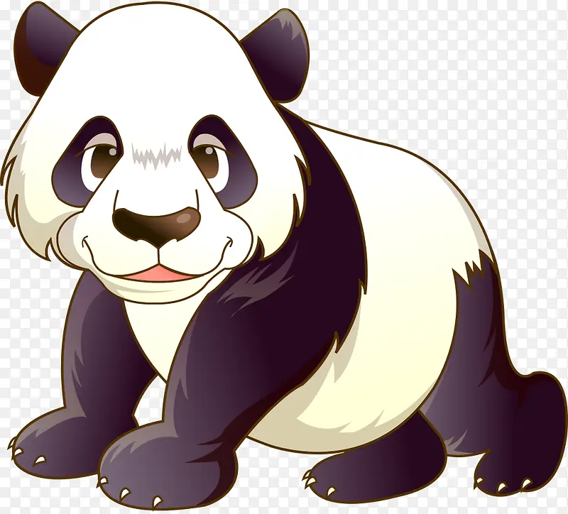 卡通手绘国宝熊猫