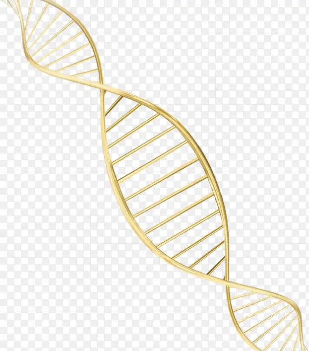 黄色清新DNA效果元素