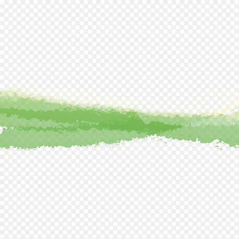 绿色水彩泼墨