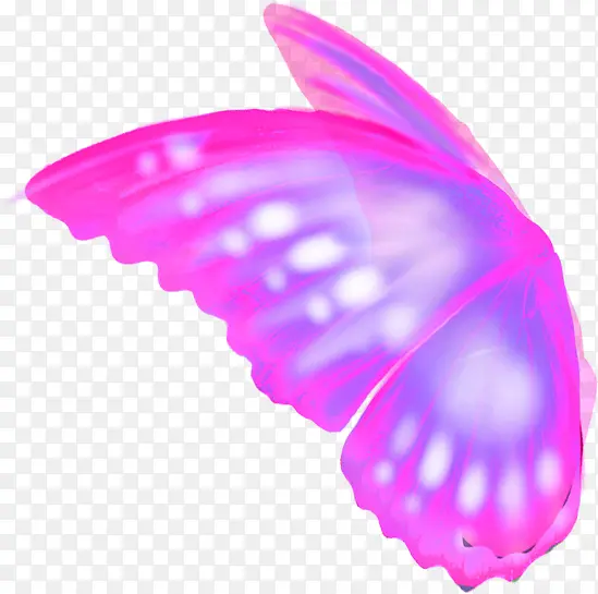 紫色手绘浪漫蝴蝶设计