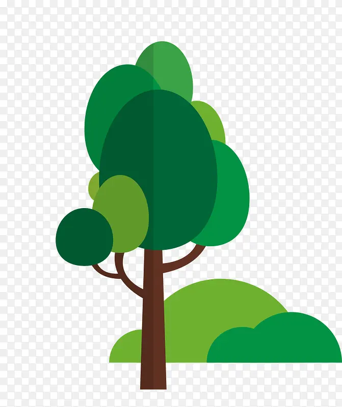 绿色环保树