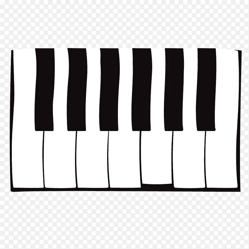 矢量钢琴键