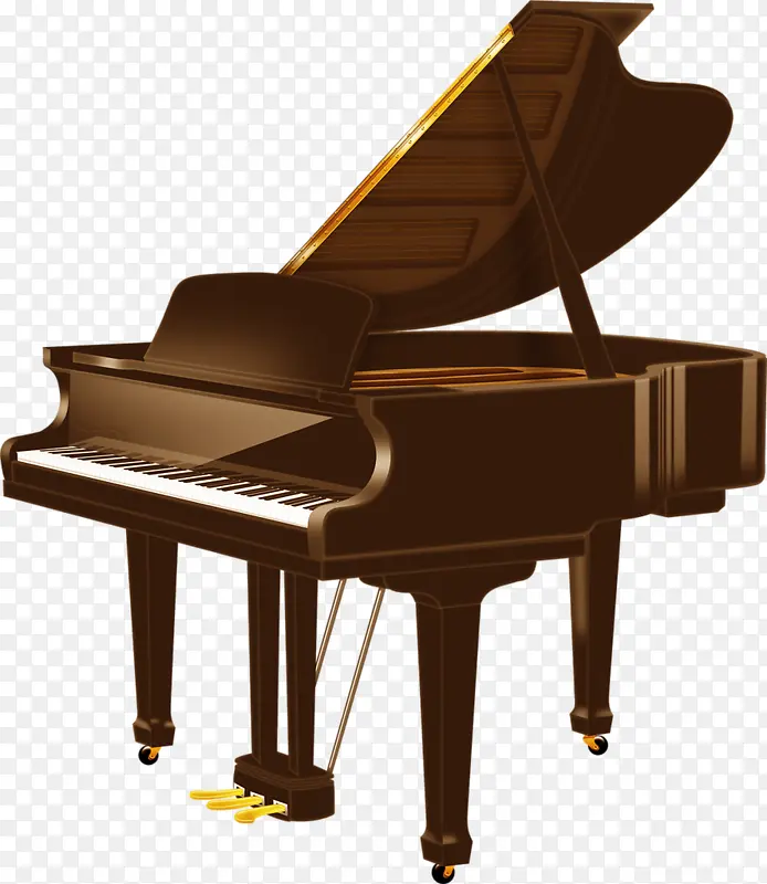 黑白键钢琴贵重优雅