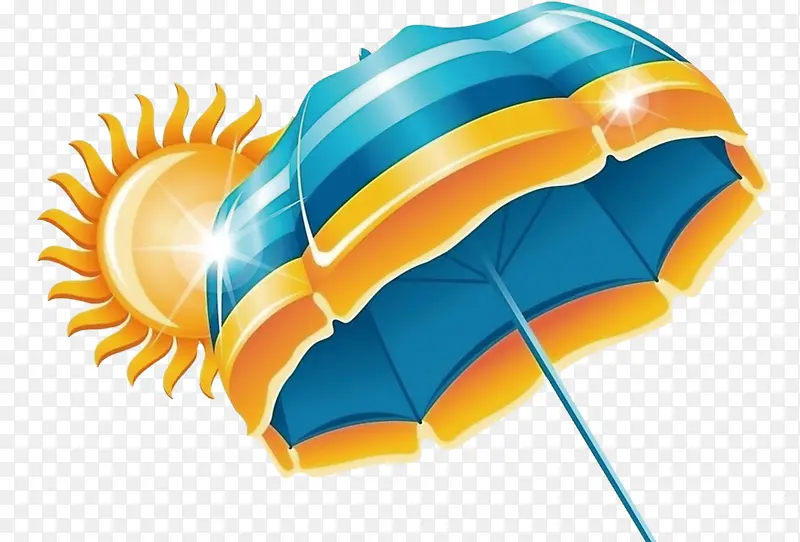 雨伞上的太阳