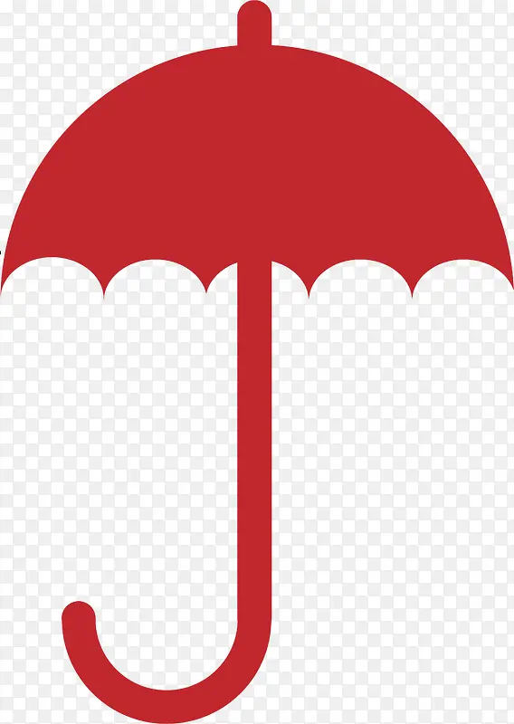 雨伞图标扁平