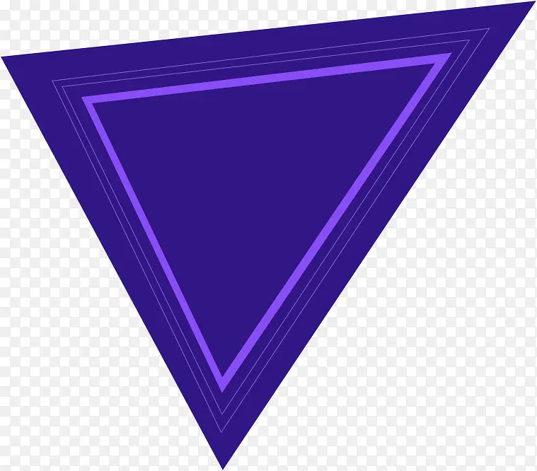 紫色卡通三角形团队