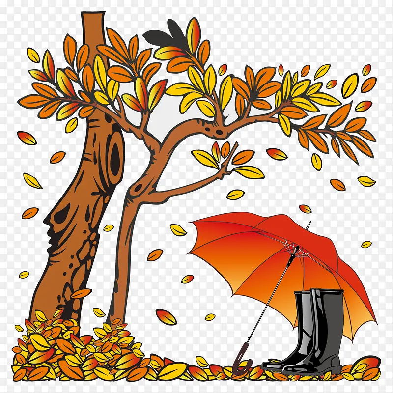 树和伞