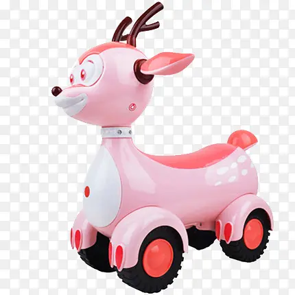 粉色可爱女孩玩具车