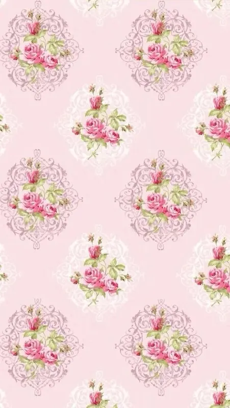 粉色梦幻花朵手机壁纸