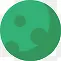 绿色圆球图标