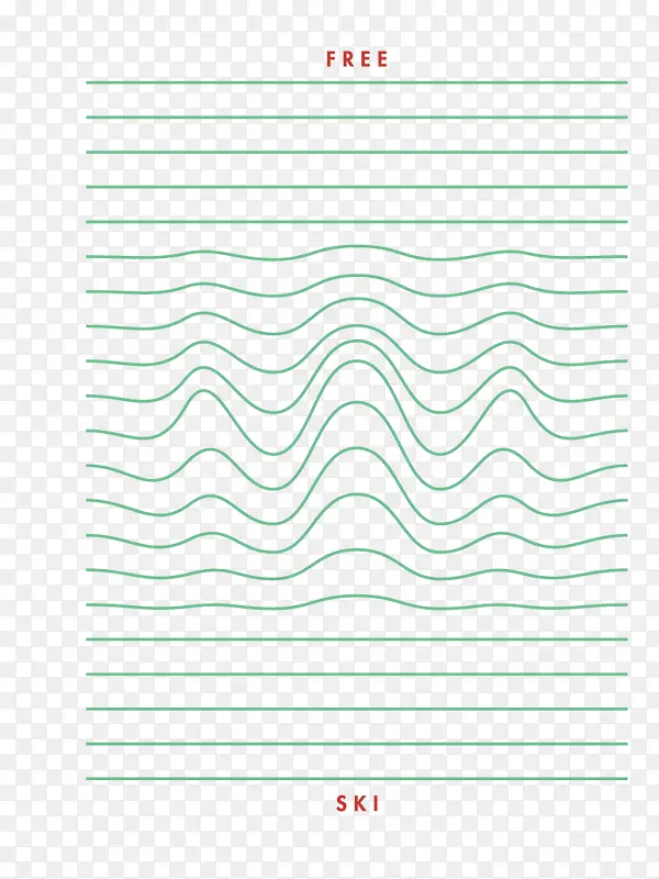 绿色漂浮s曲线