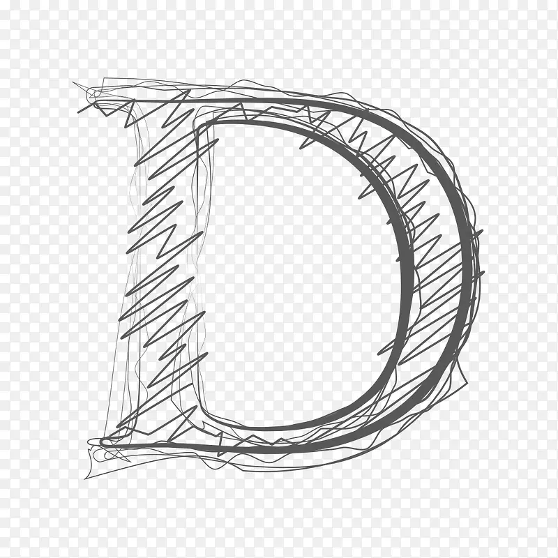 手绘黑色的字母DPNG图片素材下载_图片编号10532939-PNG素材网