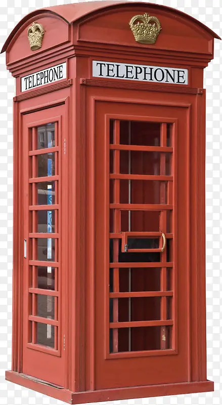 红色高清复古电话厅