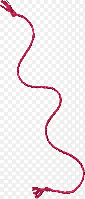 绳子红色绳子漂浮装饰