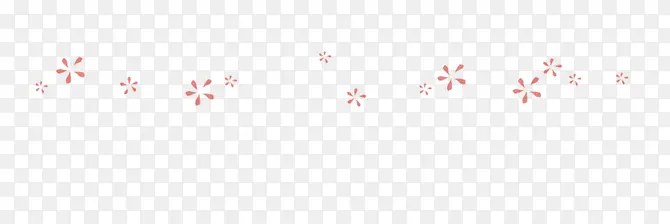 红色叶子花朵漂浮