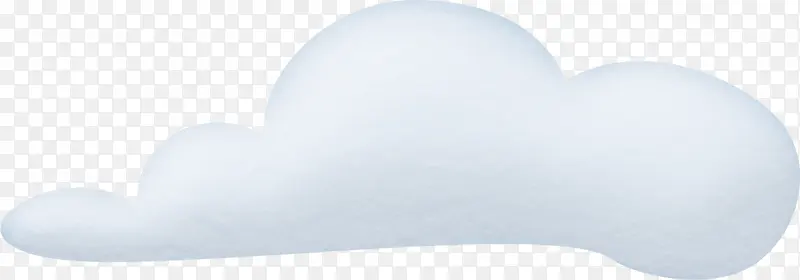 白色云朵手绘图片