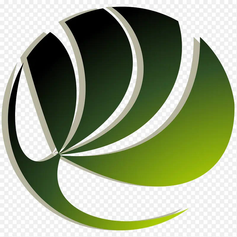 绿色LOGO素材