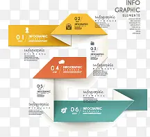 商务信息图表矢量素材,