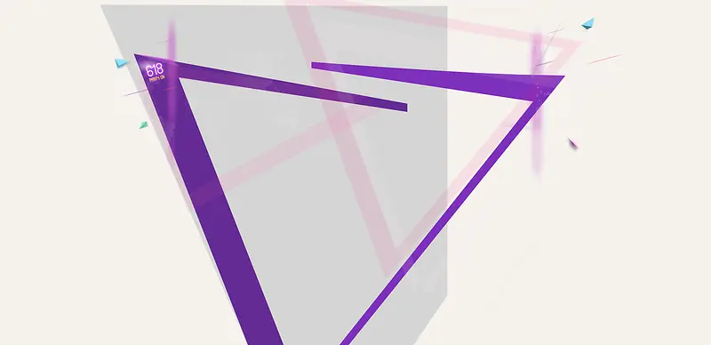 粉色紫色三角形图片