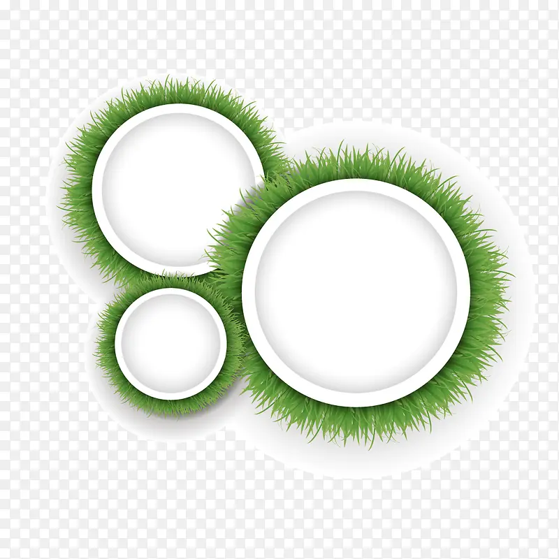 矢量小草装饰