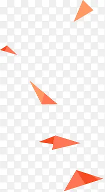 三角形红色三角形漂浮三角形