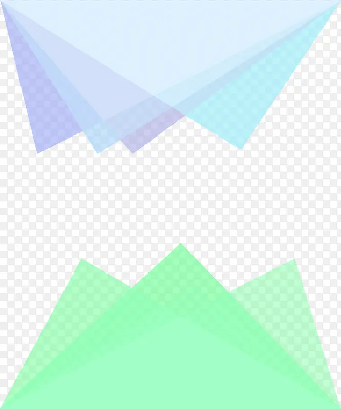 抽象炫彩三角块边框