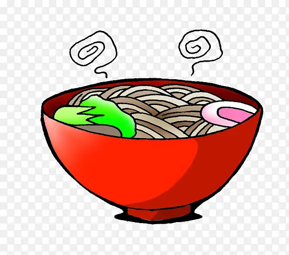 手绘的面条