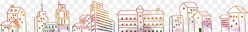 城市线条素材