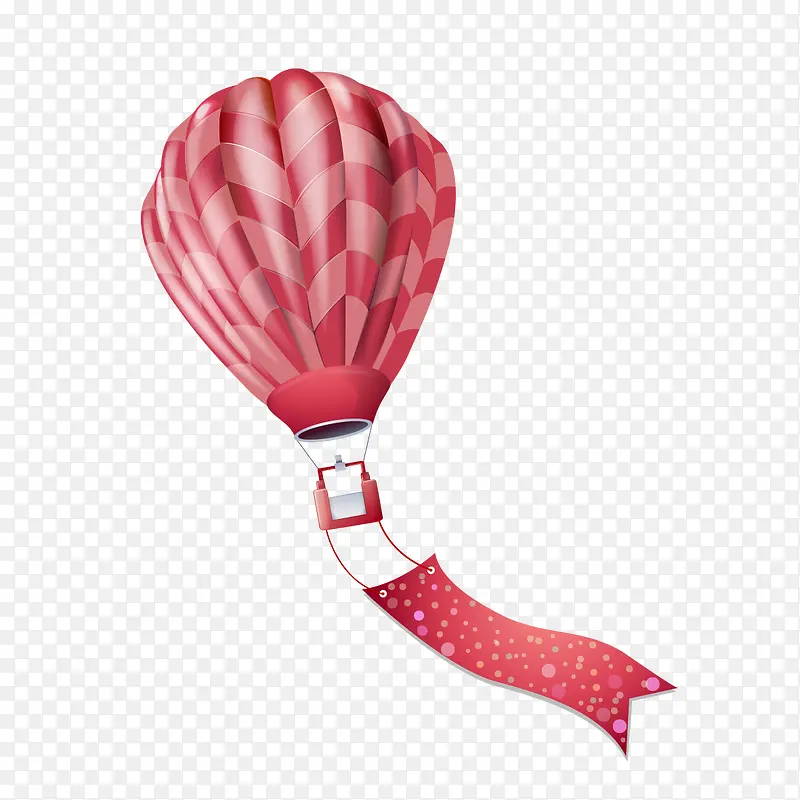 红色气球横幅