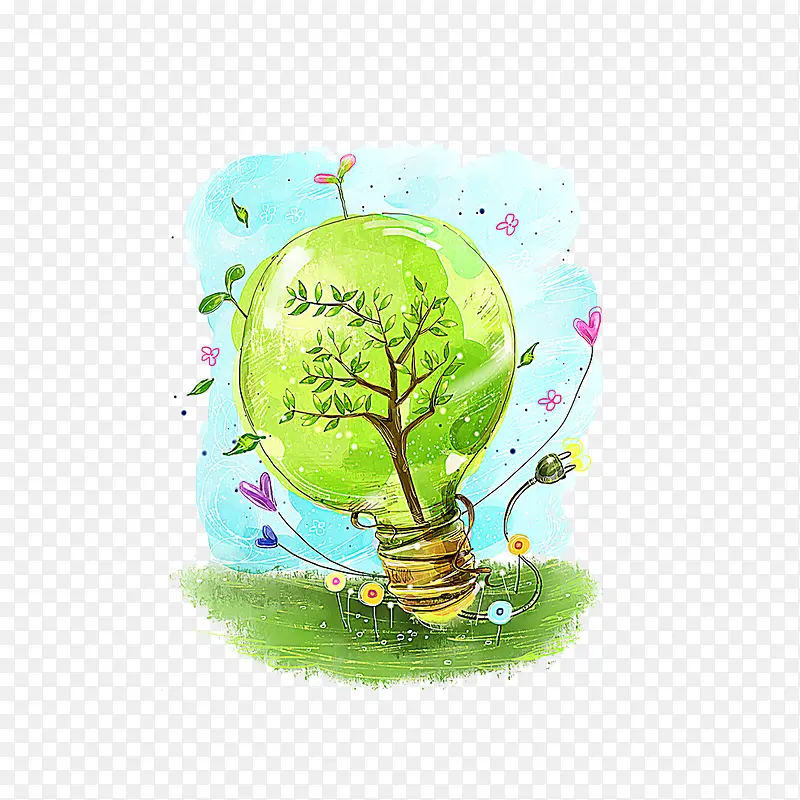 手绘创意灯泡PNG图片素材下载_图片编号10573312-PNG素材网