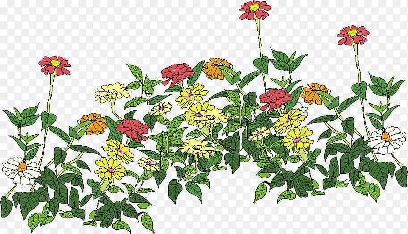 创意手绘植物花卉卡通