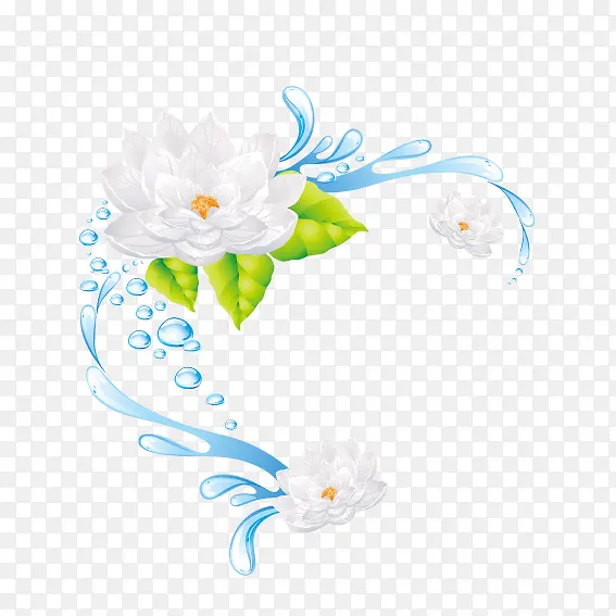 泉水百合花PNG图片素材下载_图片编号10574139-PNG素材网