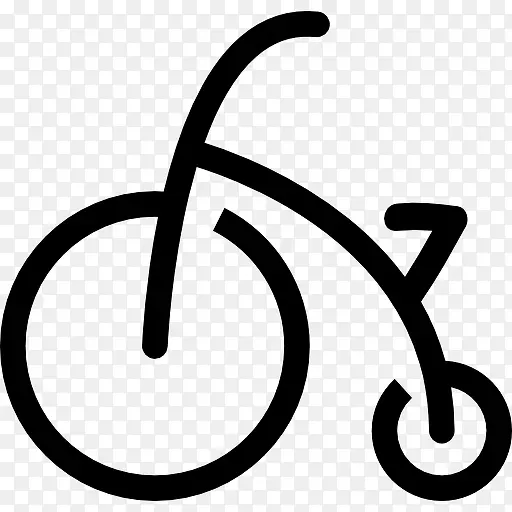 带训练轮的婴儿自行车图标