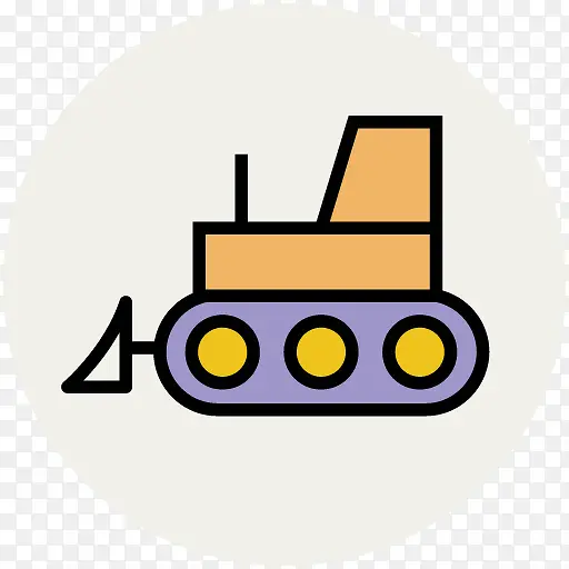 卡通图标手绘车