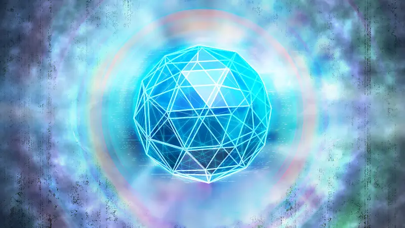 蓝色梦幻光效图标